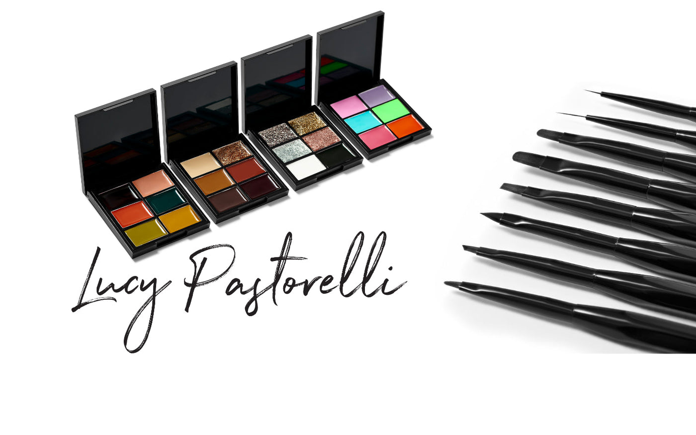 Lucy pastorelli gel palette et pinceaux